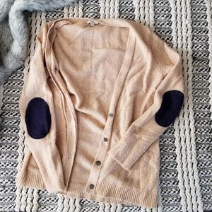 [ Gap ] Cream Cardigan with Elbow Patches